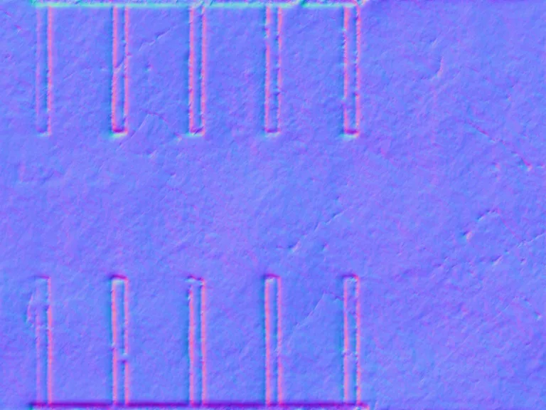 Normal Map for Dirty Parking Lot