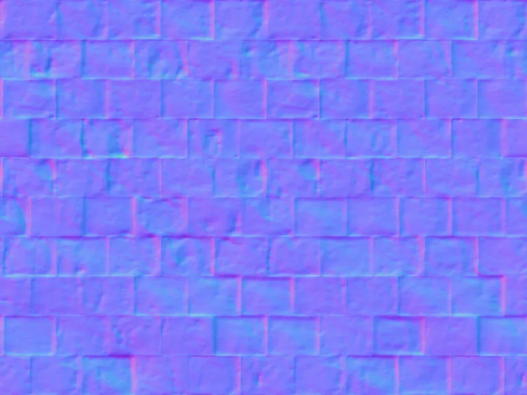 Normal Map for Concrete Block Cc