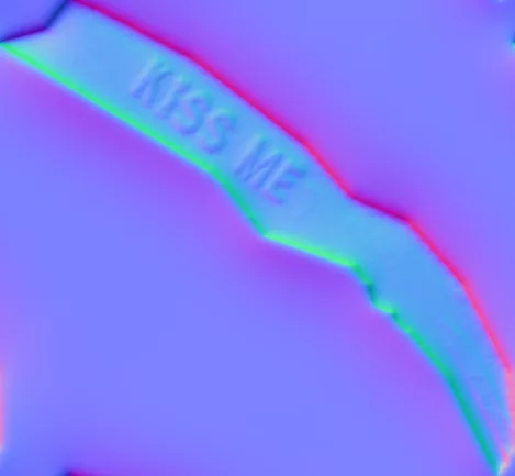 Normal Map for Chocolate Drop Tag2