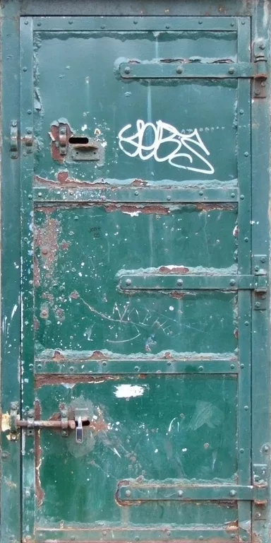 Door Metal Green Secure main texture preview