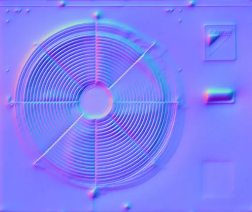 Normal Map for Vent Fan10