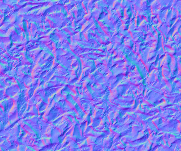 Normal Map for Ground Dry Leaves