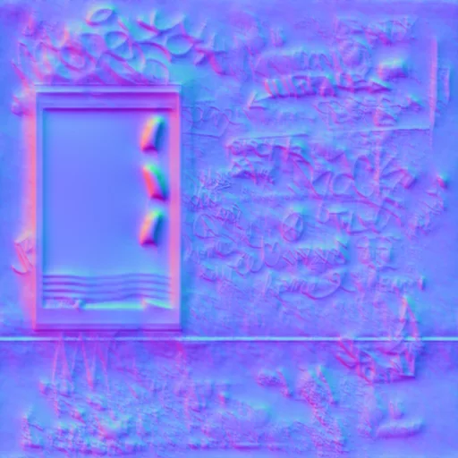 Dirty Wall6 With Window Single main texture preview