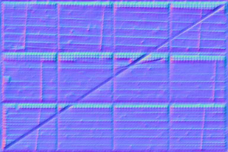 Normal Map for Fence Mesh Wood