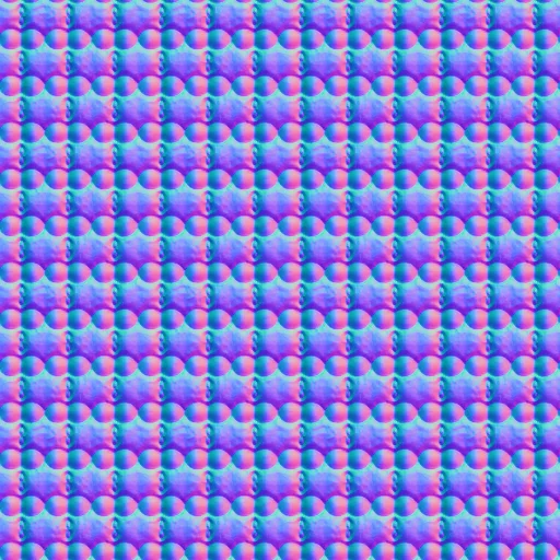 Normal Map for Jacey Retro Blue Tan By Linda Kellie