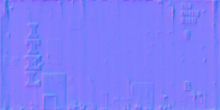 Normal Map for Metal Container Side