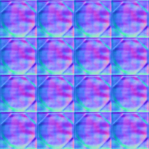 Normal Map for Bt Tile2 Bue2 By Linda Kellie