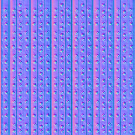 Normal Map for Jacey Spring Breeze Flower Stripes By Linda Kellie