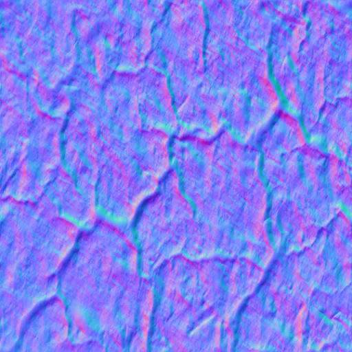 Normal Map for Cracked Dirt