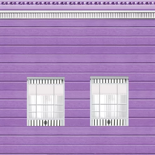 Painted Lady House Siding 5 With Closed Windows main texture preview