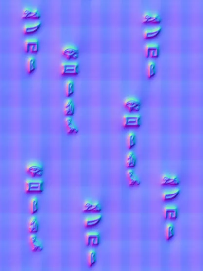 Normal Map for Egyptian Fabric Green