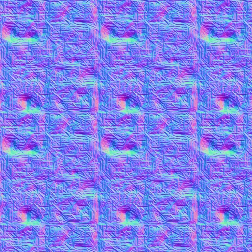Normal Map for Jacey Spring Breeze Pastel By Linda Kellie