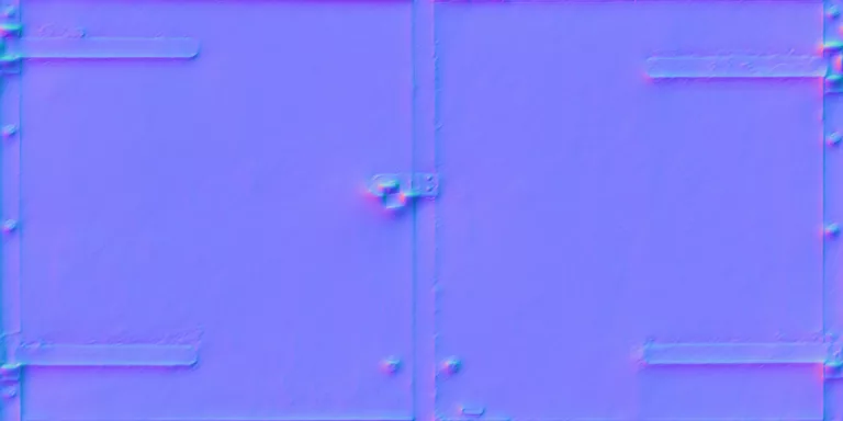 Normal Map for Doors Metal Small