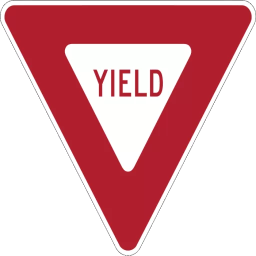 Road Yield Sign main texture preview