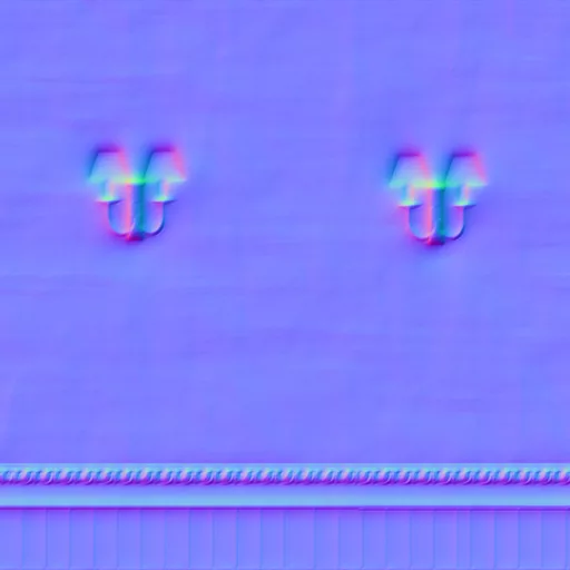 Normal Map for Autumn House Wallpaper 1 With Lights