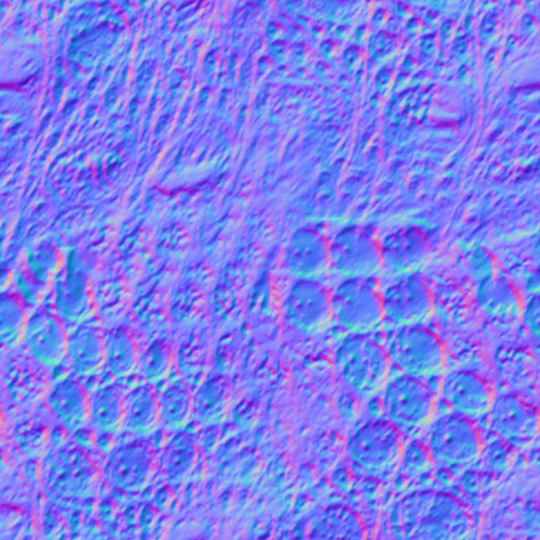 Croc, Blue Green main texture preview