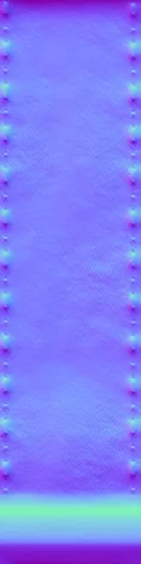 Normal Map for White Leather Strap 1A