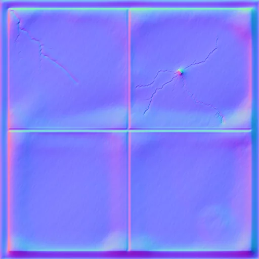 Normal Map for Bt Glass Window Moreclear2 Dirty Frame By Linda Kellie