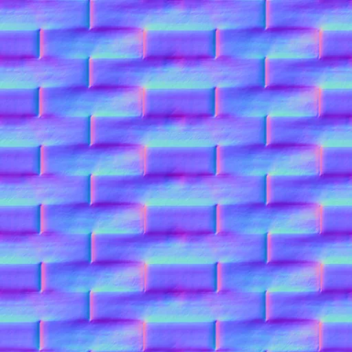 Normal Map for Bt Woven2 Blue By Linda Kellie