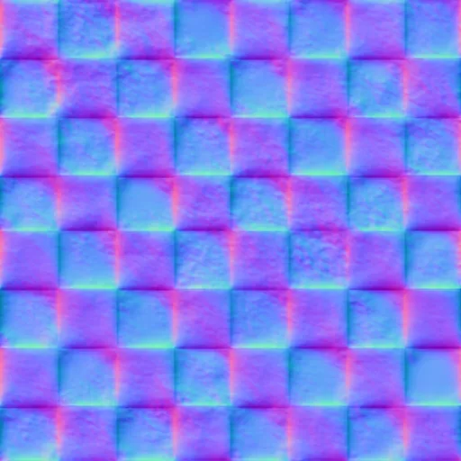 Normal Map for Tan And White Tile Dirty