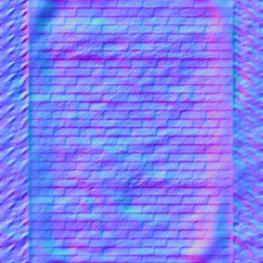 Normal Map for Grunge Bricks4