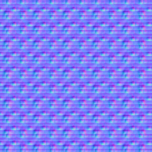 Normal Map for Brick House Roof