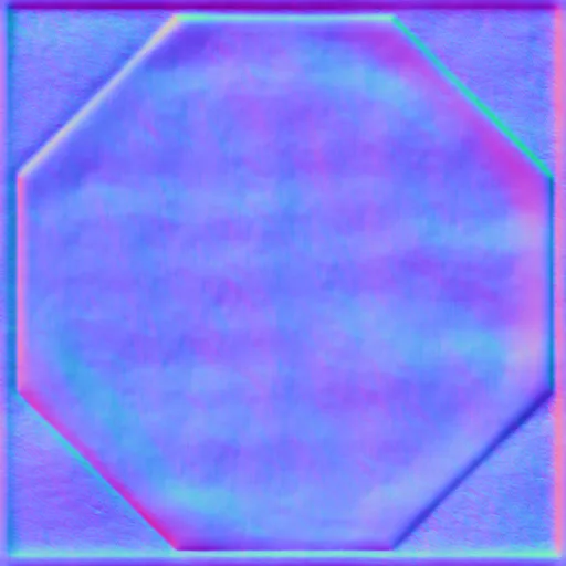 Normal Map for Bt Tile2 Blue1 By Linda Kellie