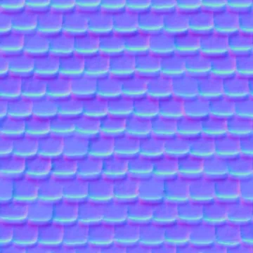 Normal Map for Roof03