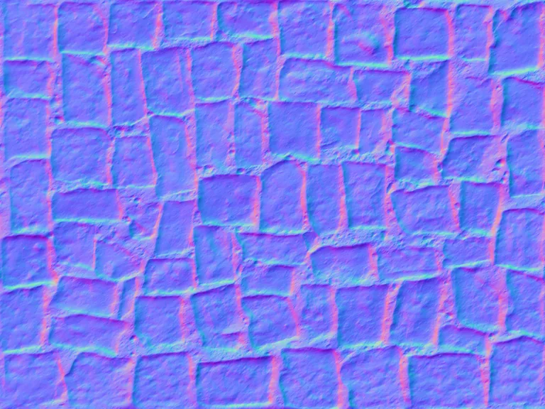 Normal Map for Ground Tiled Stones2