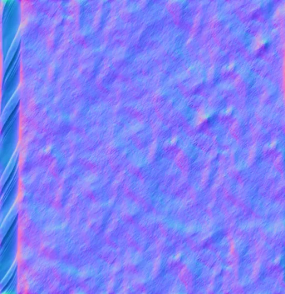 Normal Map for Jacey Gingerbread Wall 1