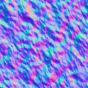 Normal Map for Hair Matted Brown