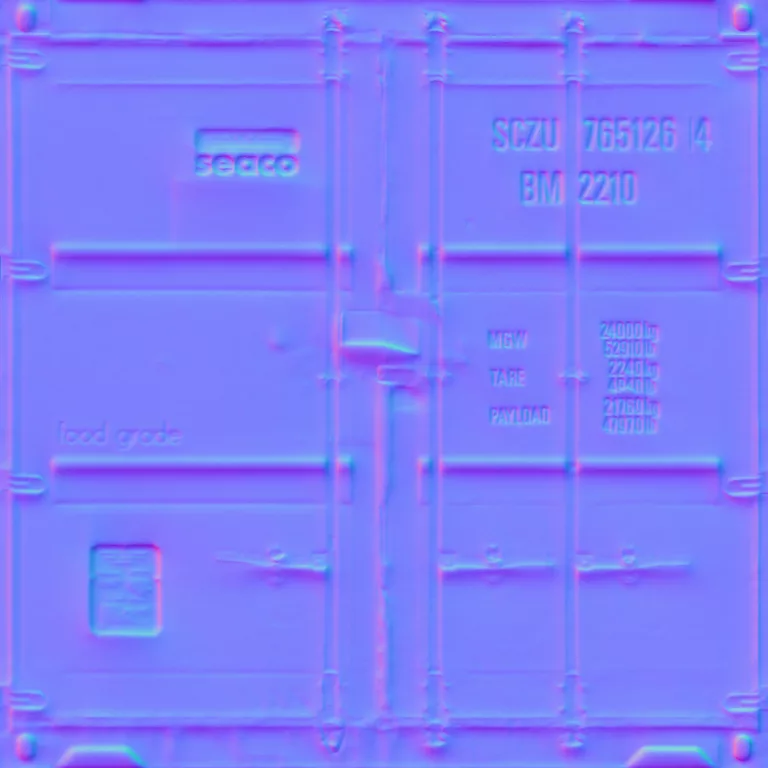 Normal Map for Container End13