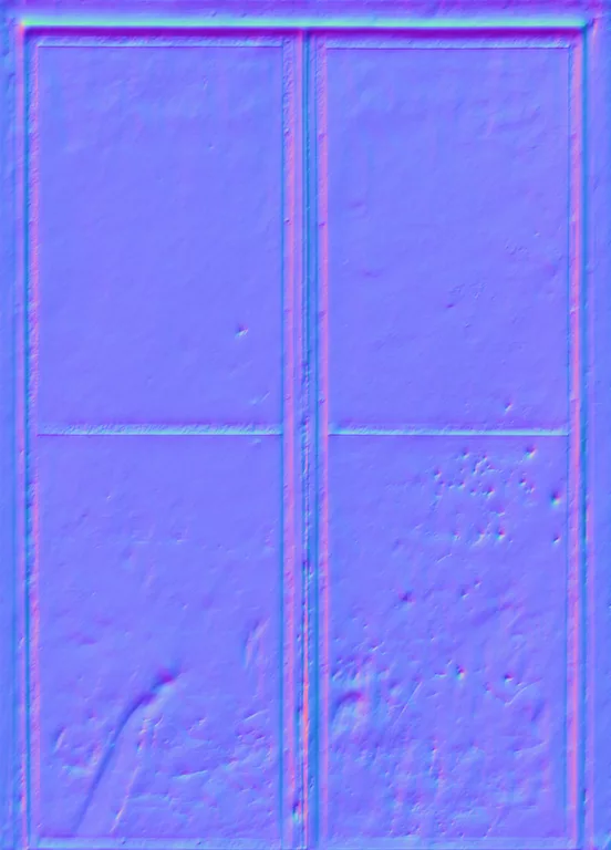 Normal Map for Doors Wood Black