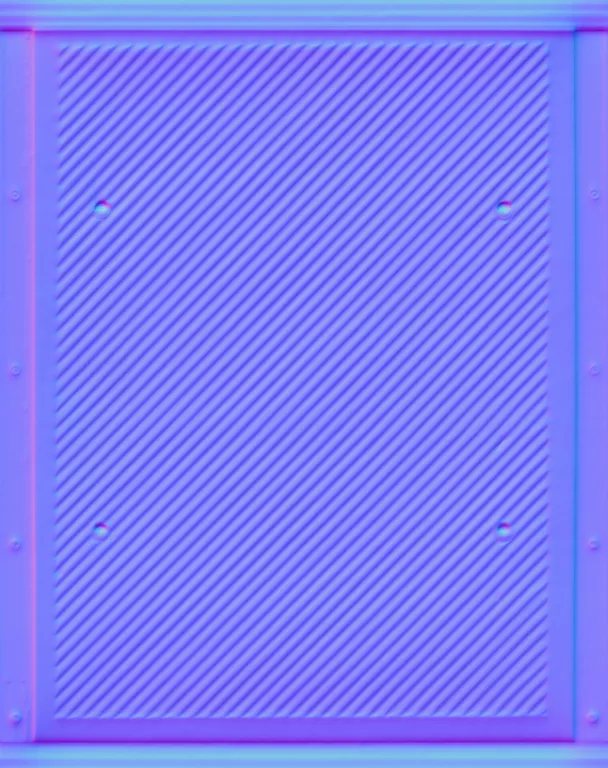 Normal Map for Panel Diagonal Tubed