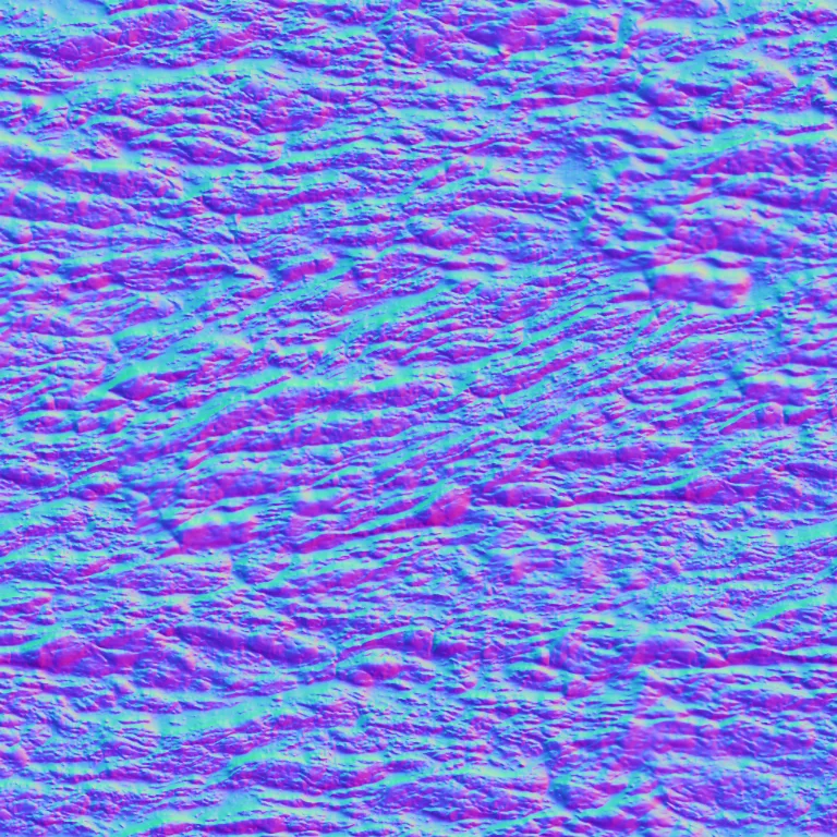 Normal Map for Cc0 Compressed Rock