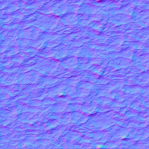 Normal Map for Castle Golden Rock Wall