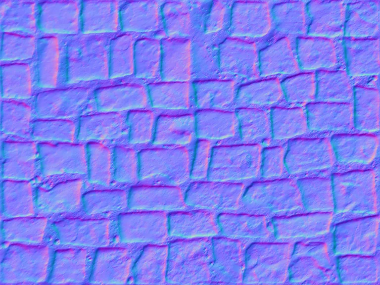 Normal Map for Ground Tiled Stones1