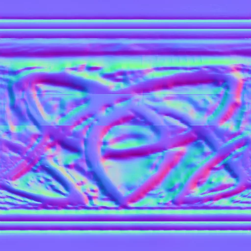 Normal Map for Vase Texture Seamless