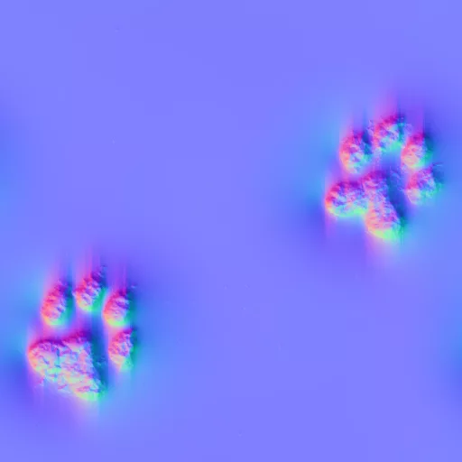 Paw Prints main texture preview