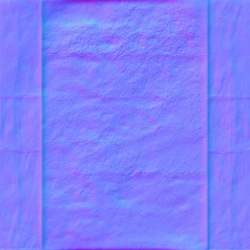Normal Map for Castle Cement Wall With Light