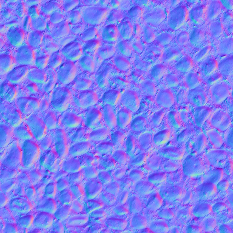 Normal Map for Ground Pebblestones2