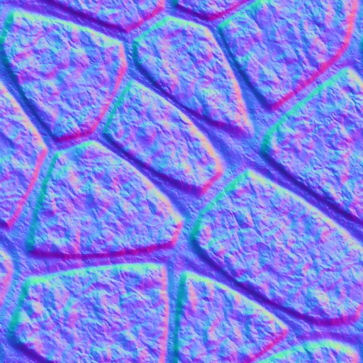 Normal Map for Path Flat Stone