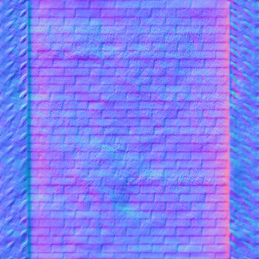 Normal Map for Grunge Bricks3