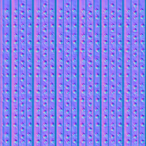 Normal Map for Jacey Spring Breeze Flower Stripes By Linda Kellie