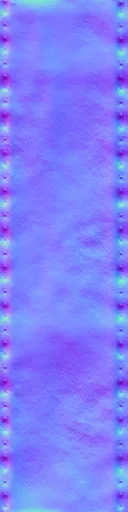 Normal Map for Purple Leather Strap 3