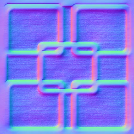 Normal Map for Bt Asian3 Stringcloth By Linda Kellie