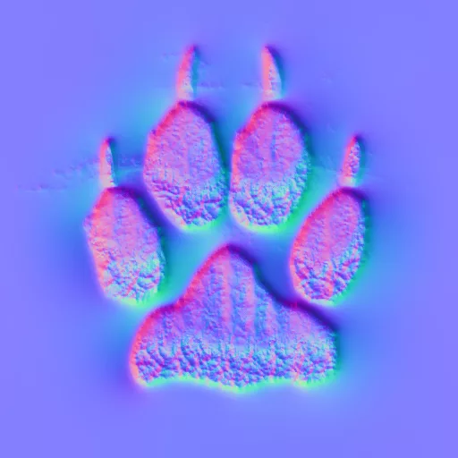 Paw Print main texture preview