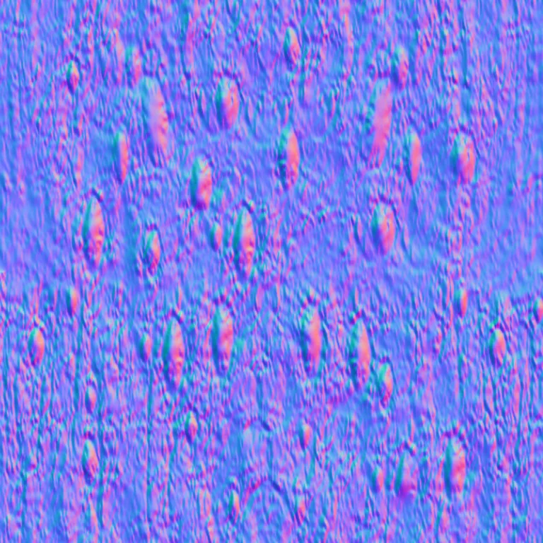Normal Map for Lizard