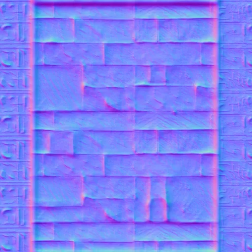 Normal Map for Jacey Egypt Limestone With Side Borders