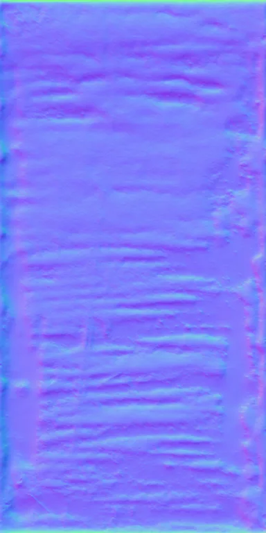 Normal Map for Door Metal Rust Nohandle